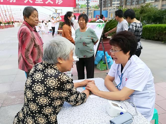 淄川區城區衛生院 健康咨詢服務溫暖百姓心田